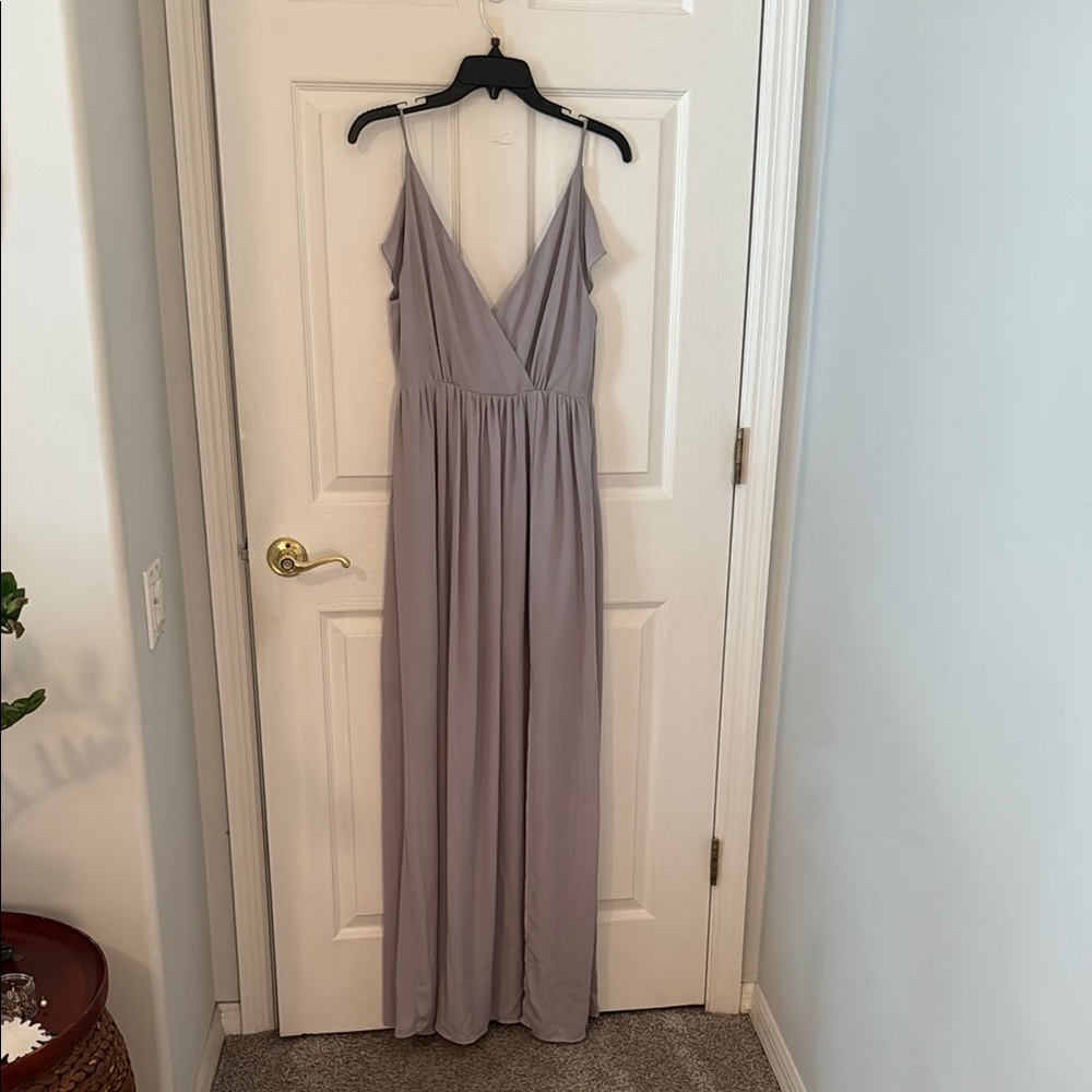 Tobi Gray Sleeveless Maxi Dress for Weddings